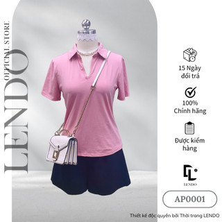 Áo Phông Polo Cotton Cổ Bẻ Ngắn Tay LENDO AN001