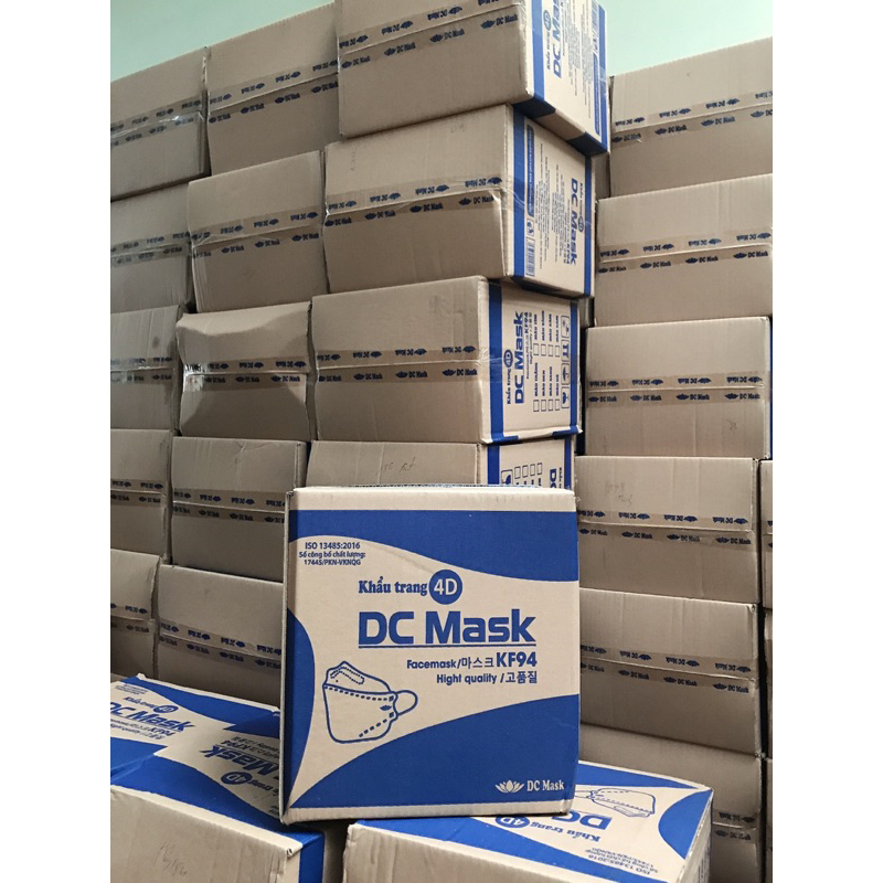 Khẩu trang KF94 DC Mask mix 2 màu trắng + xám