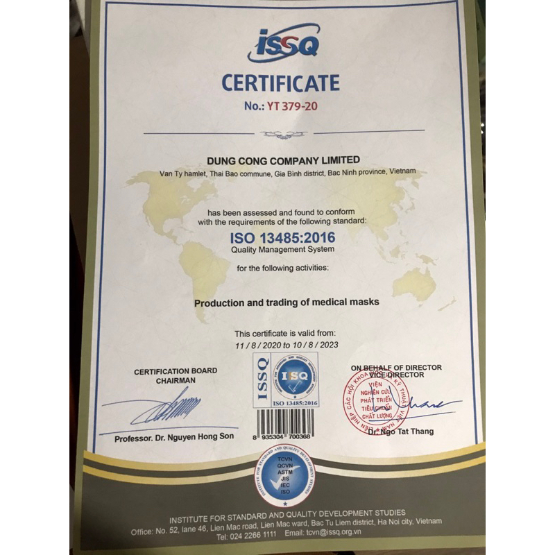 Khẩu trang KF94 DC Mask mix 2 màu trắng + xám