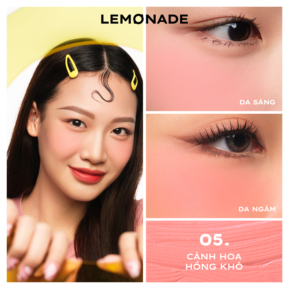 Má kem mịn lì thuần chay Lemonade Perfect Couple Blush 5 Years 8.5g