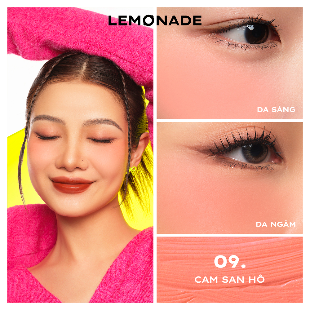 Má kem mịn lì thuần chay Lemonade Perfect Couple Blush 5 Years 8.5g