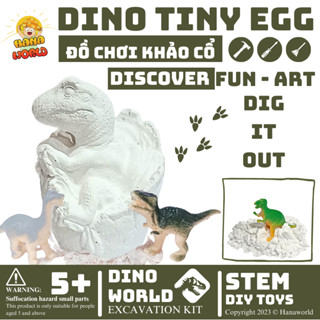 Trứng Khủng Long Hoá Thạch, Đồ Chơi Khai Quật Khảo Cổ Học, Hổ Trợ Giáo Dục Cho Trẻ Em