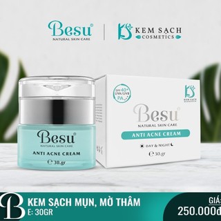 Kem dưỡng trắng da ngừa mụn mờ thâm kem mụn cao cấp chính hãng kem sạch Besu giúp da hết mụn trắng sáng tự nhiên-NAGOLAN