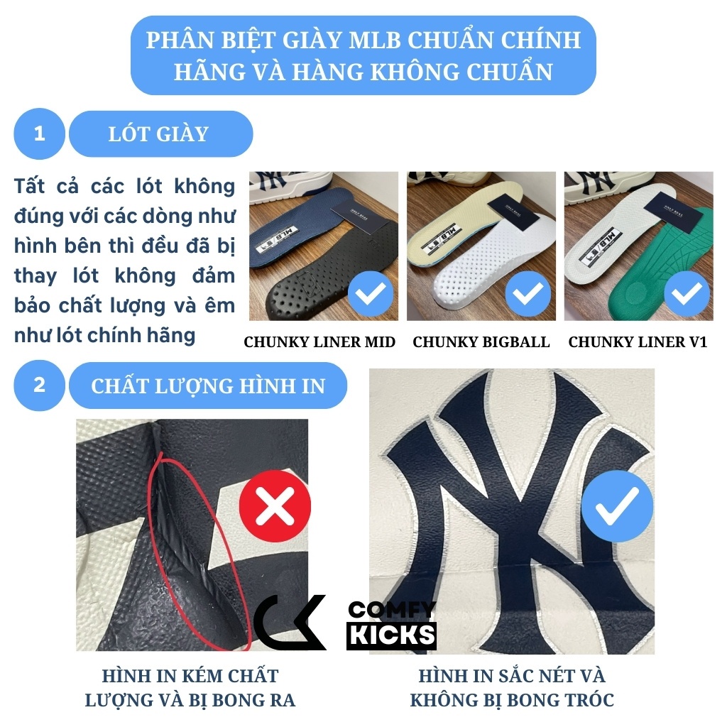 Giày Thể Thao MLB Chunky nam nữ unisex,Giày MLB phong cách Hàn Quốc tôn dáng