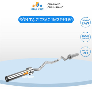 Đòn tạ chữ Z ziczac thanh đòn cong phi 50 nhập khẩu cao cấp