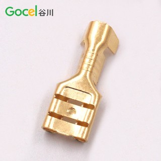Túi 50 đầu cốt cắm mạ đồng 6.3mm (Hàng sản xuất tại việt nam)