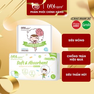 Băng Vệ Sinh Kháng Khuẩn Hằng Ngày UUcare Young Girl Series 15.5cm [che tên sản phẩm khi giao hàng]