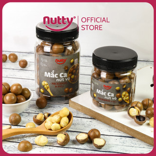 Mắc ca nứt vỏ Nutty - Hạt mắc ca nhập khẩu từ Úc, hạt được nướng nguyên vị và làm nứt vỏ tự nhiên - Tốt cho mẹ bầu