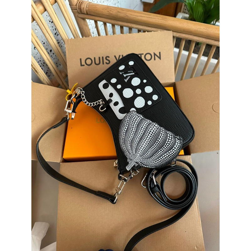 Túi lv marelle hoạ tiết quai xách kẹp nách 2023