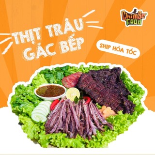 Thịt trâu gác bếp gói 100g, hương vị tây bắc, chim sẻ food
