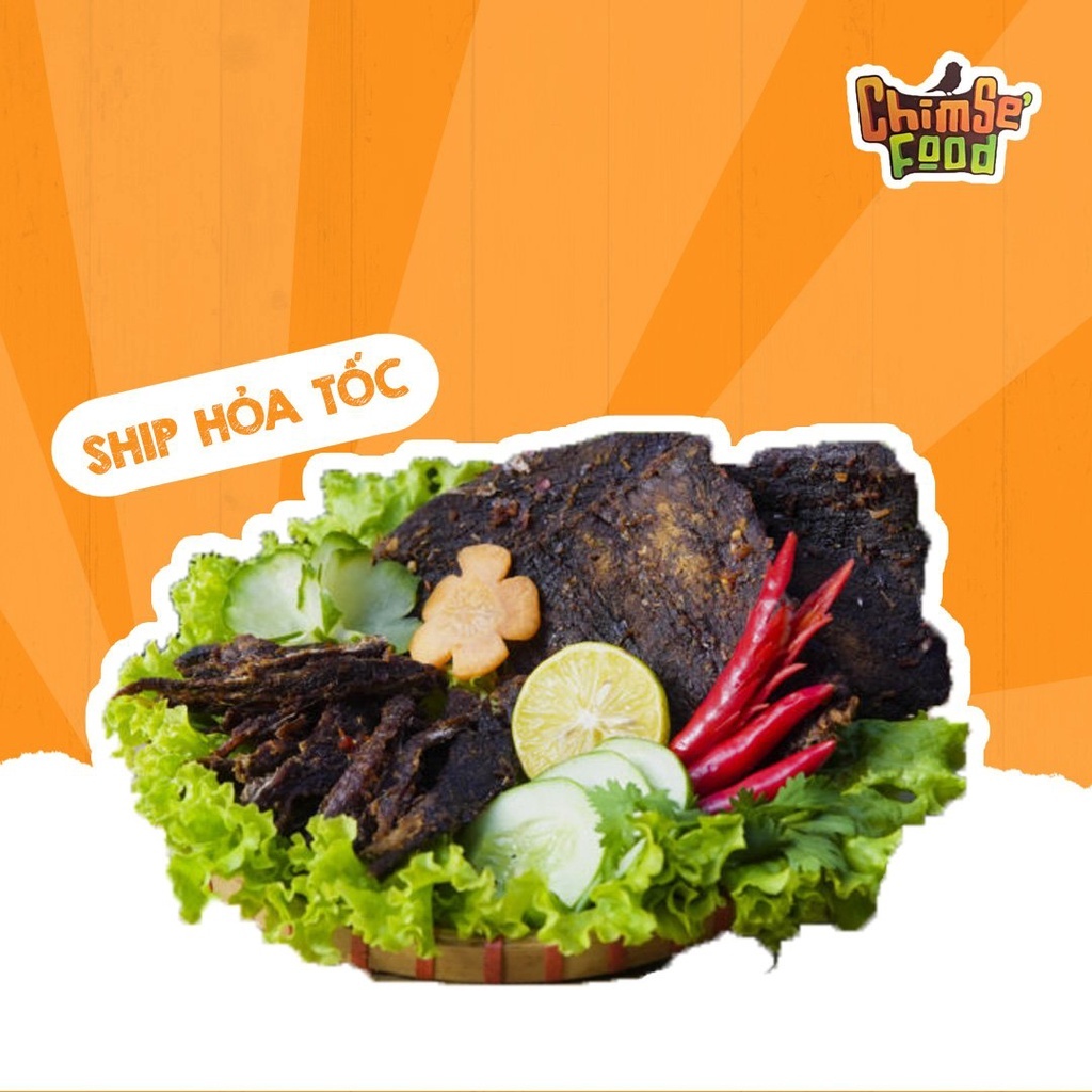 Thịt Trâu Gác Bếp Gói 100g, Hương Vị Tây Bắc, Chim Sẻ Food