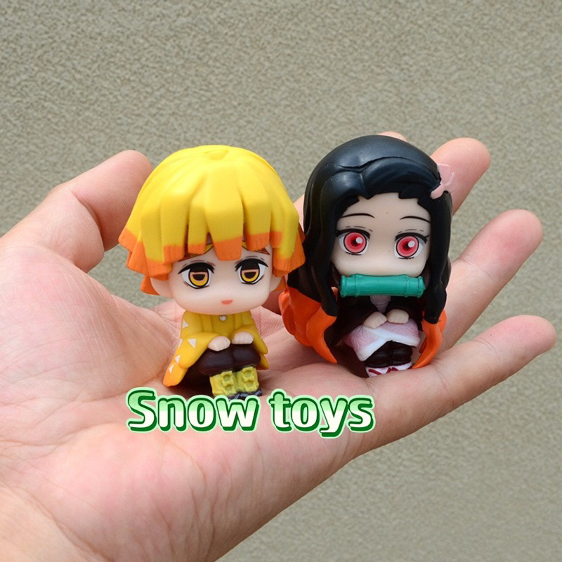 Mô Hình Kimetsu No Yaiba Thanh Gươm Diệt Quỷ Tanjiro Nezuko Zenitsu Inosuke Mitsuri Shinobu Muichiro Tokito Uzui Tengen