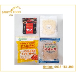 [Samy Food] COMBO TOKBOKKI Nhân Phô Mai với Sốt, Chả Cá, Phô Mai Sợi