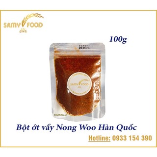 [Samy Food] [Chuyên làm kim chi] Ớt Bột Vẩy Hàn Quốc 100g