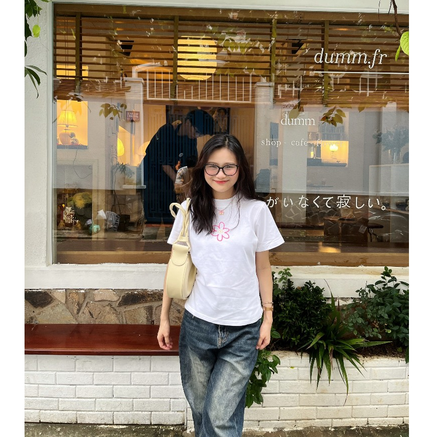 Áo Thun Nữ Baby Tee INSOLITE | Daisy - 100% Cotton