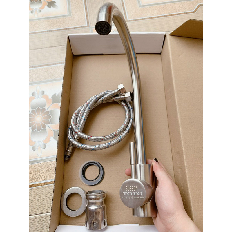 Vòi rửa bát chậu nóng lạnh  hàng bãi nhật 98% made in Japan