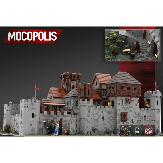 Bản Thiết Kế Moc Medieval Royal Castle 10546 Mảnh
