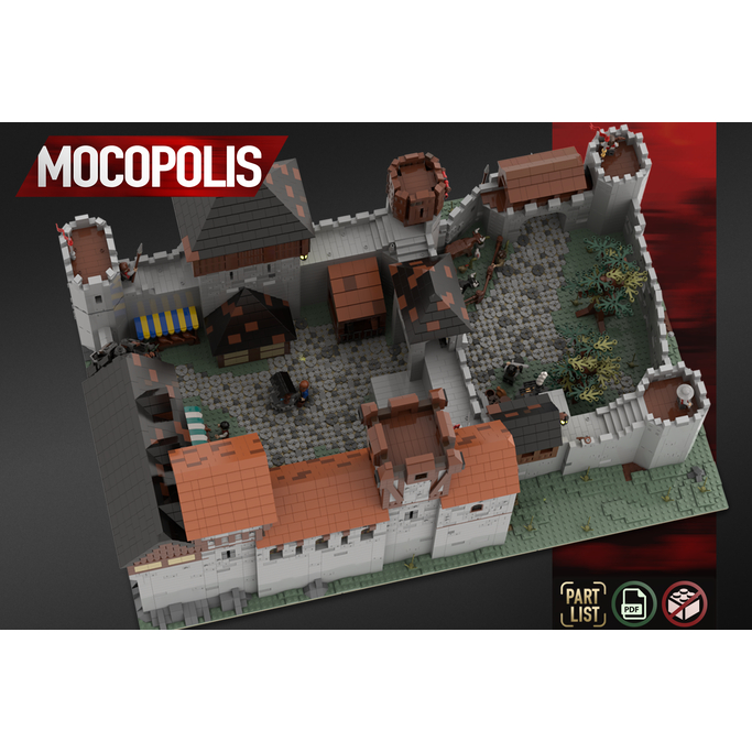 Bản Thiết Kế Moc Medieval Royal Castle 10546 Mảnh