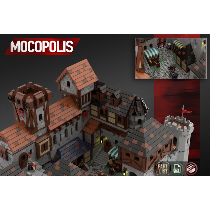 Bản Thiết Kế Lâu Đài Medieval Royal Castle 10546 Mảnh