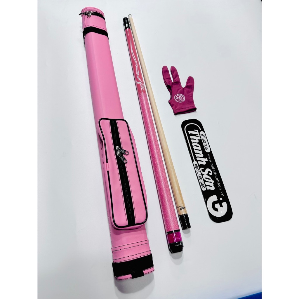 Cơ Bida Lỗ - Hồng Cuppa  tặng bao cơ + tao tay)