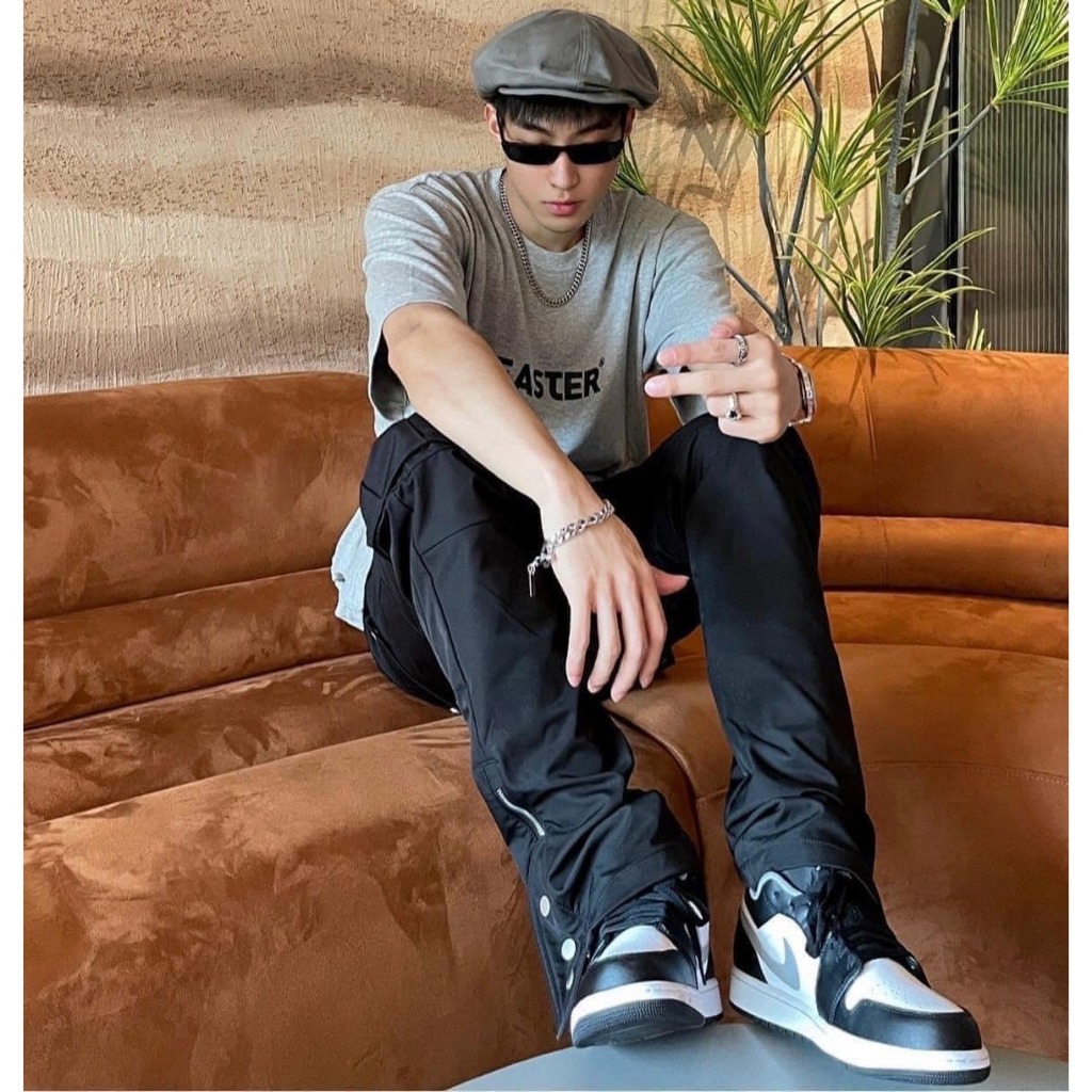 Giày Nike Air Jordan 1 Low Smoke Grey Black V3 ''553558-040'' chính hãng cho nam nữ, Jordan low real fullbox FLEX SHOP