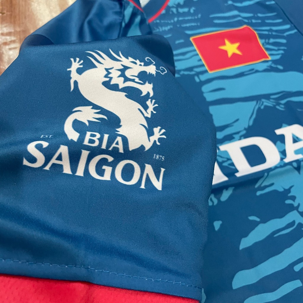 Bộ quần áo Bóng Đá Việt Nam Áo bóng đá tuyển Việt Nam- Xanh đậm