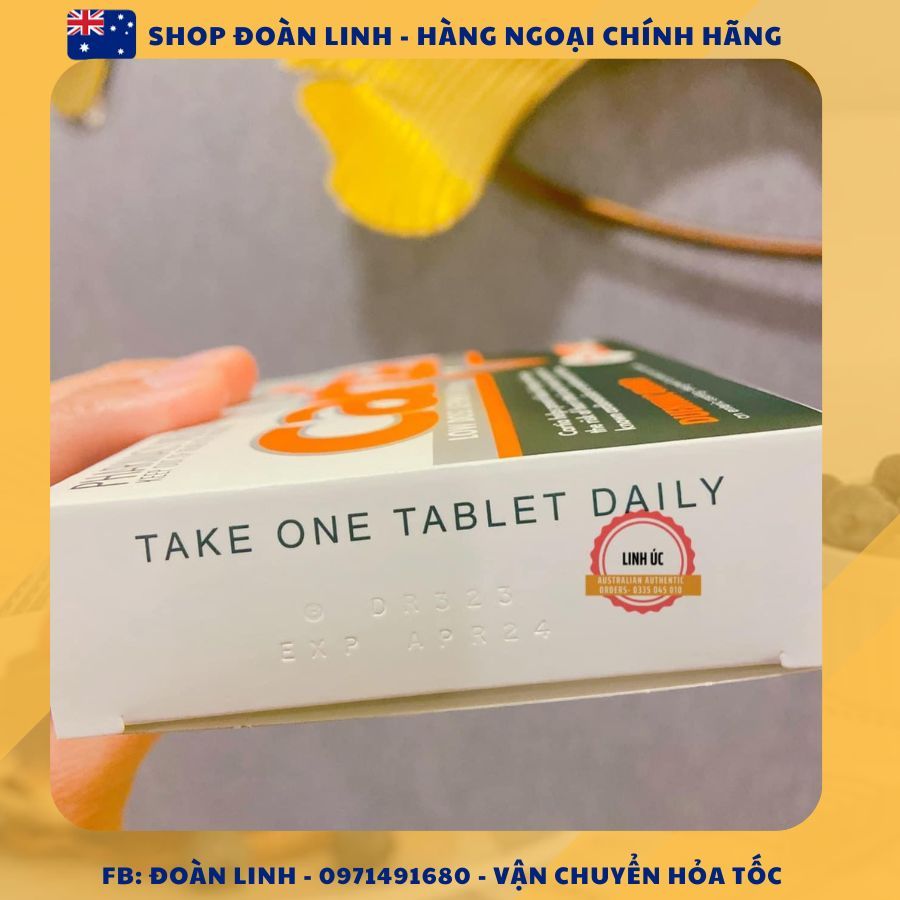 Viên chống đột quỵ Cartia 168 viên & 84 viên Úc, Hàng Úc Đi Air, Date xa
