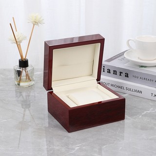 Hộp đựng đồng hồ 1 ngăn bằng gỗ 0145