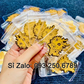 [GIÁ CỰC TỐT] RồngThần Tài Mạ Vàng Chiêu Tài Lộc Dán Điện Thoại May Mắn Mẫu Cao Cấp Chất Lượng
