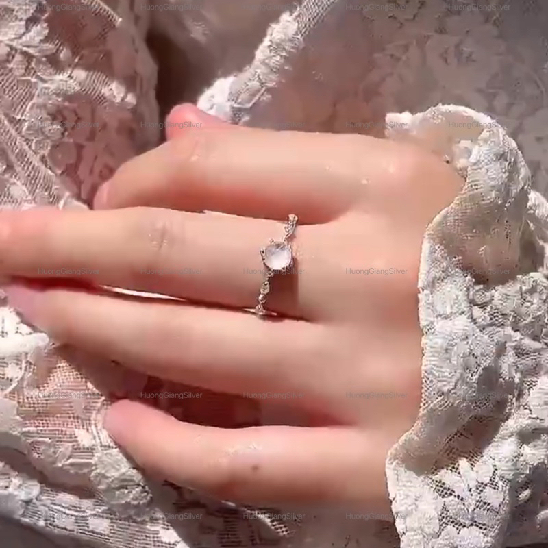 Nhẫn moonstone Bạc s925 - HuongGiangsilver