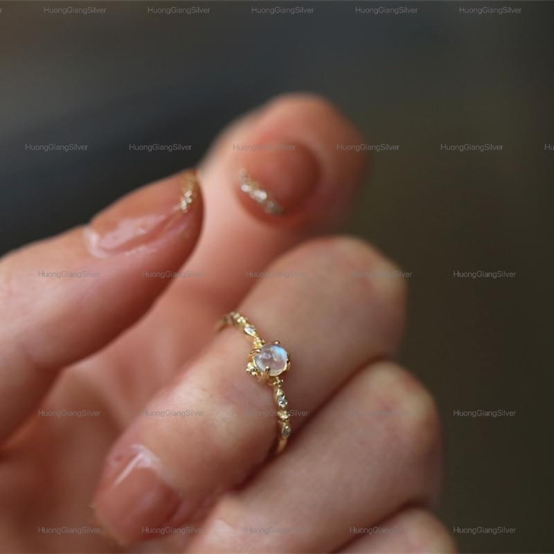 Nhẫn moonstone Bạc s925 - HuongGiangsilver