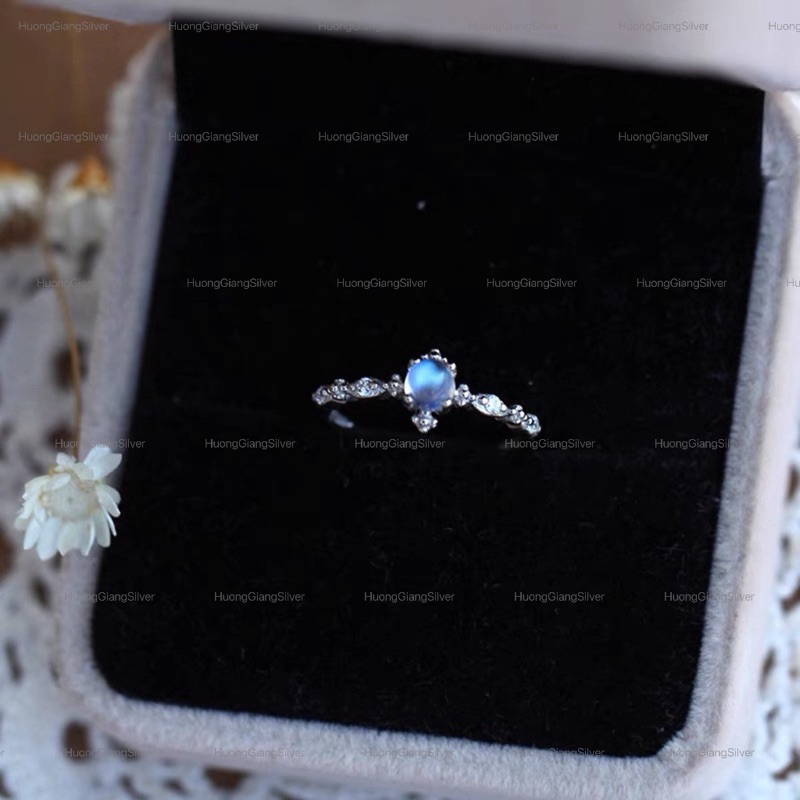 Nhẫn moonstone Bạc s925 - HuongGiangsilver