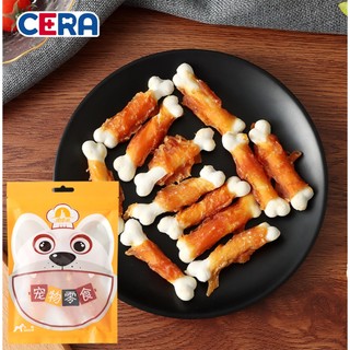 Snack Gà Cuộn Xương Sữa Cho Thú Cưng 100Gr