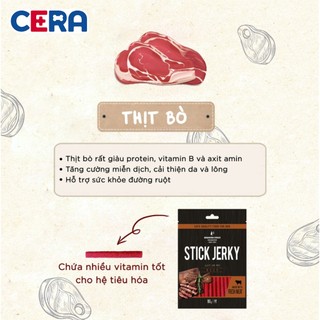 Snack Thịt Bò Que Cho Chó - Beef Jerky 90g