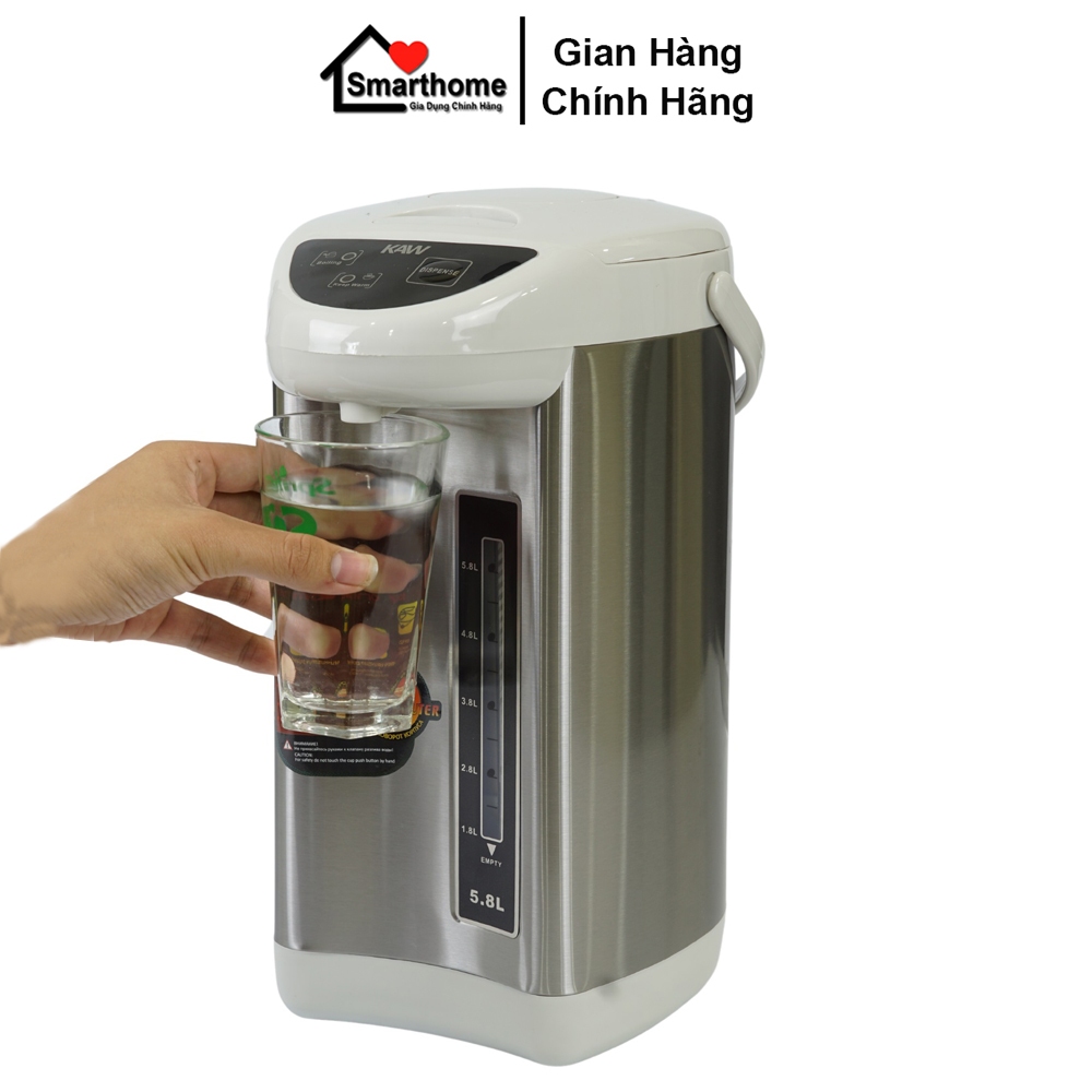 Bình Đun Nước Siêu Tốc KAW 5.8L , An Toàn, Tiện Dụng, Siêu Tiết Kiệm Điện, BH uy tín