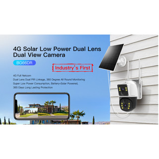 Camera Wifi 2 Màn Hình Vstarcam BG66DR Năng Lượng Mặt Trời -camera năng lượng mặt trời sim 4g