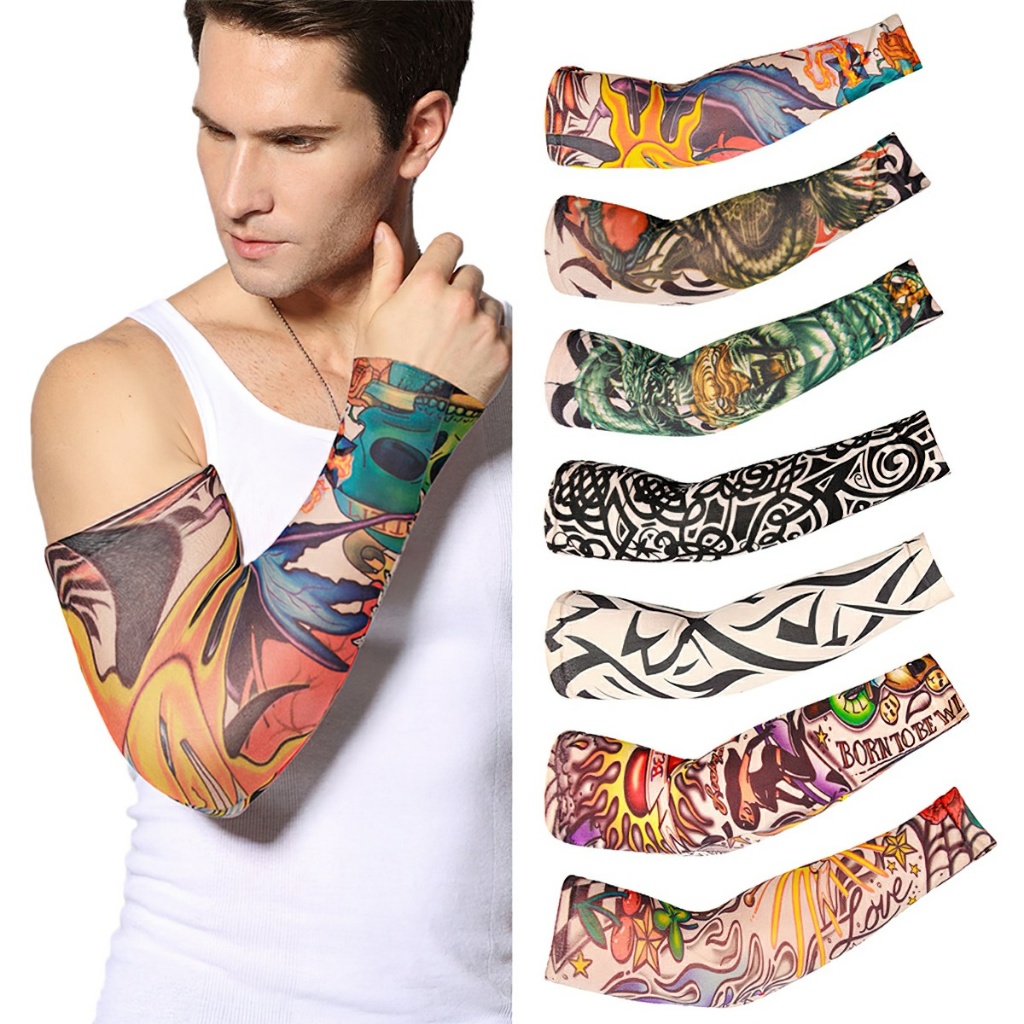 Bao Tay Giả Săm Tattoo - Găng Tay Tattoo Hình Săm -BeloveShop