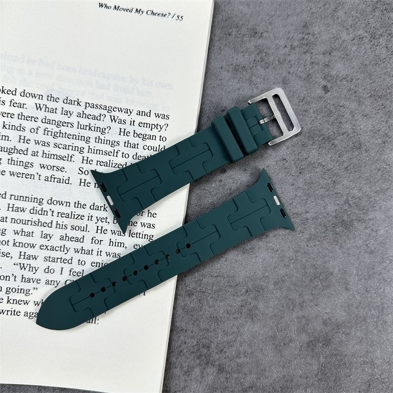 Dây đeo silicon Sản Phẩm Chất Lượng Cho Apple Watch 9 8 Ultra 7 6 SE 5 4 3 49mm 41mm 45mm 44mm 40mm