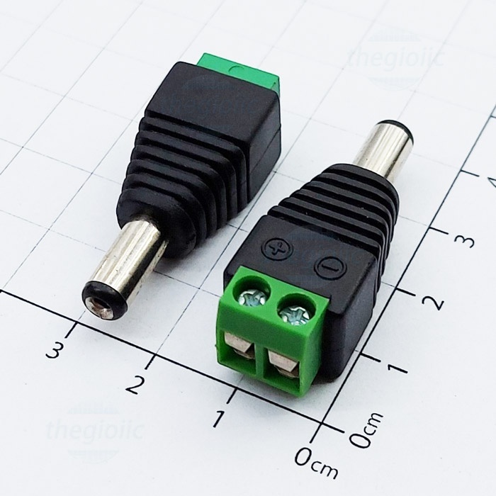 Jack nguồn DC Đực, Jack nguồn DC cái 5.5x2.1mm