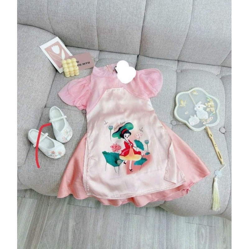 Áo dài cách tân bé gái