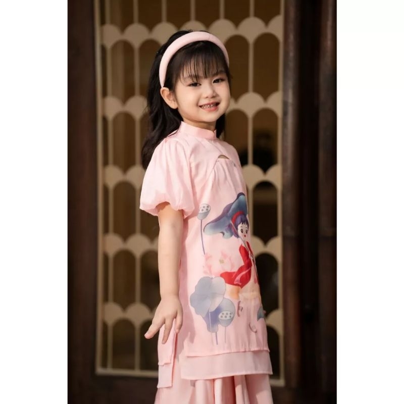 Áo dài cách tân bé gái