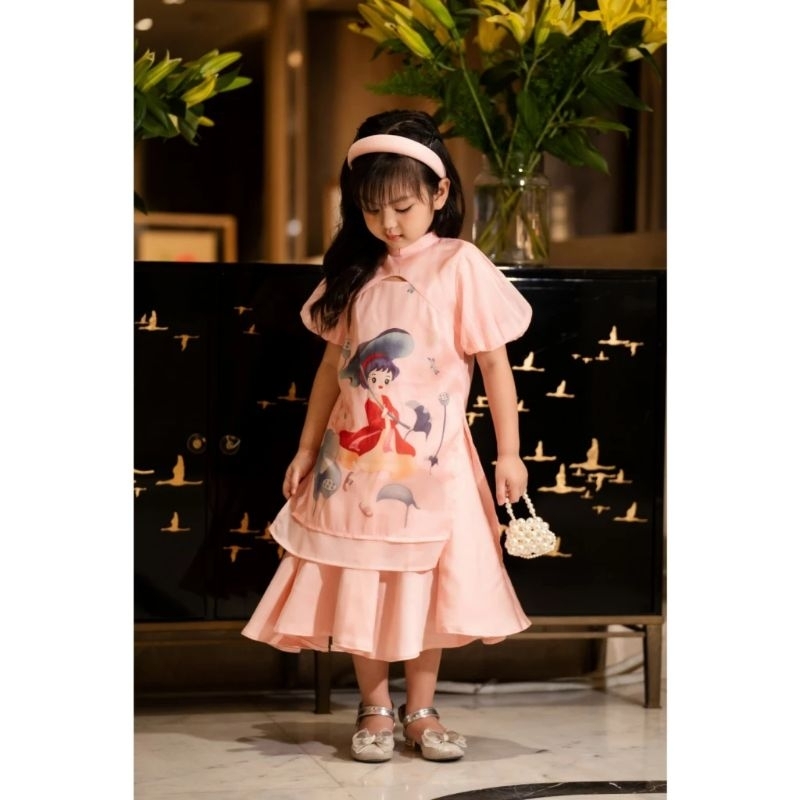 Áo dài cách tân bé gái