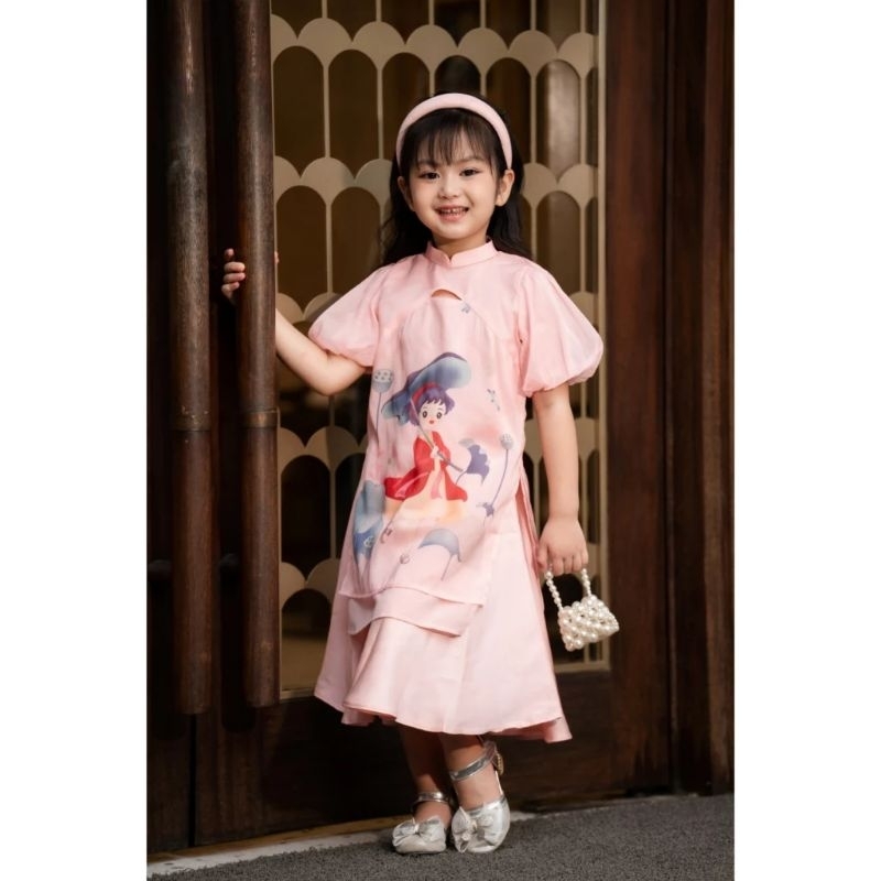 Áo dài cách tân bé gái