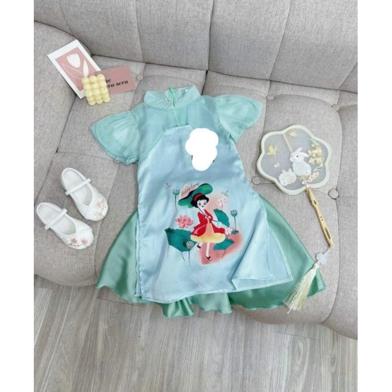 Áo dài cách tân bé gái