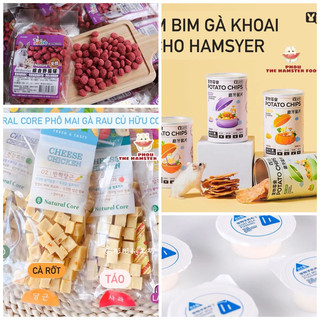 [SẴN] Đồ ăn dặm cho hamster pudding sữa dê Bucatstate phomai snack cốm rau củ