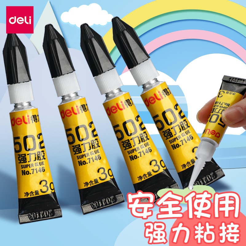 Keo Dán 502 Deli 7146 Dính Chắc Chắn ,Nhanh Khô