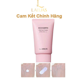 Kem Chống Nắng THE SAEM ECO EARTH POWER PINK SUN CREAM (SPF 50+/PA)++++