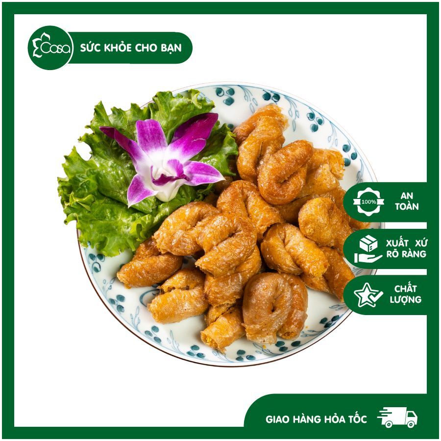 TÔM ĐẬU XANH CHAY 500g - Thực phẩm chay ngon sạch | Chay Casa