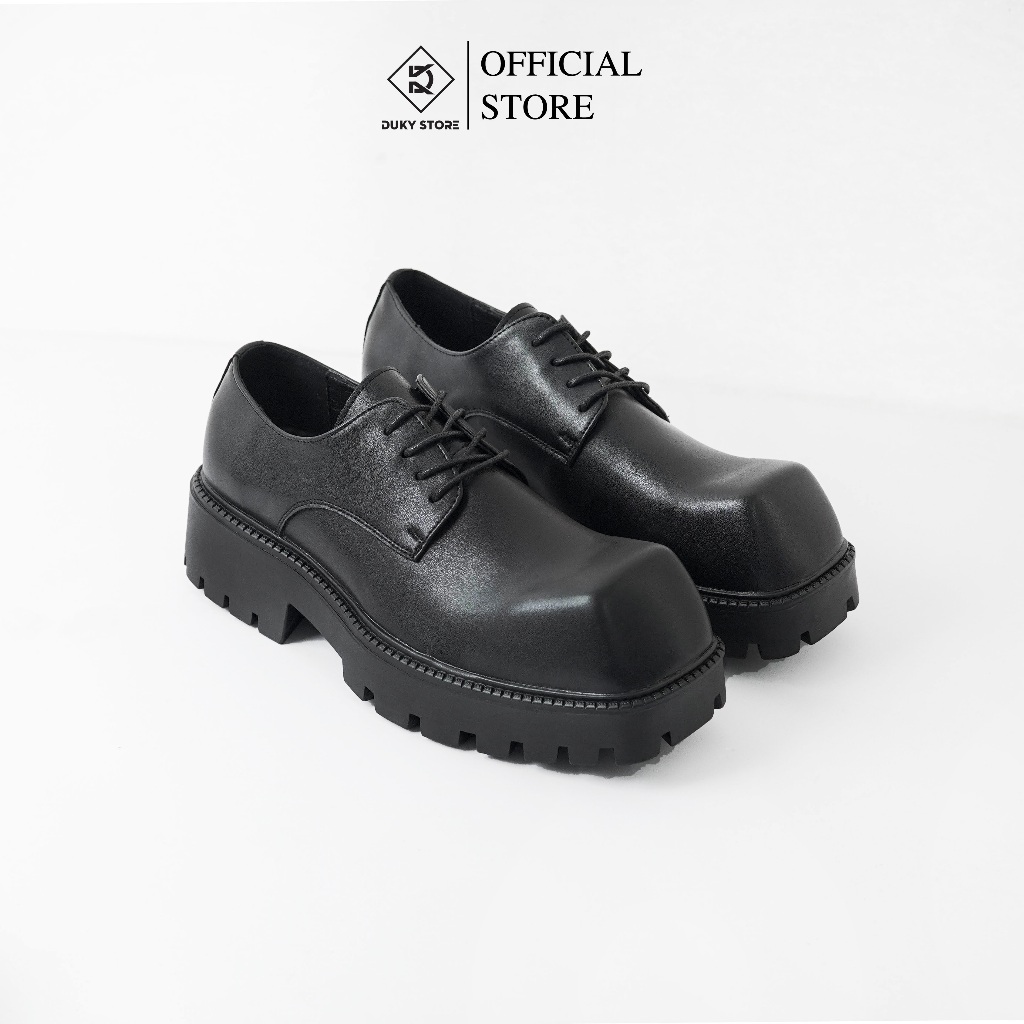 (Ảnh thật) Giày Derby mũi vuông nam mẫu hot nhất chất da cao cấp - Duky Store