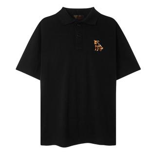 Áo Polo Nam NAP Brand Vải Cá Sấu Cotton In Hình Dog Phong Cách Trẻ Form Rộng Mã 107